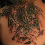 photo tattoo griffin 04.03.2019 №040 - idea for drawing a tattoo with a griffin - tattoovalue.net