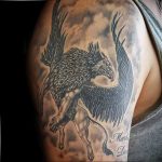 photo tattoo griffin 04.03.2019 №043 - idea for drawing a tattoo with a griffin - tattoovalue.net