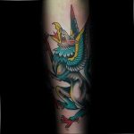 photo tattoo griffin 04.03.2019 №048 - idea for drawing a tattoo with a griffin - tattoovalue.net