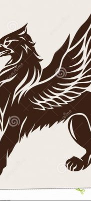 photo tattoo griffin 04.03.2019 №052 – idea for drawing a tattoo with a griffin – tattoovalue.net