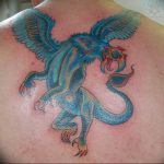 photo tattoo griffin 04.03.2019 №071 - idea for drawing a tattoo with a griffin - tattoovalue.net
