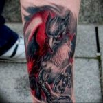 photo tattoo griffin 04.03.2019 №084 - idea for drawing a tattoo with a griffin - tattoovalue.net
