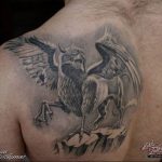 photo tattoo griffin 04.03.2019 №107 - idea for drawing a tattoo with a griffin - tattoovalue.net