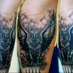 photo tattoo griffin 04.03.2019 №123 - idea for drawing a tattoo with a griffin - tattoovalue.net
