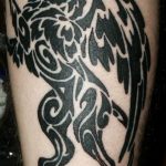 photo tattoo griffin 04.03.2019 №131 - idea for drawing a tattoo with a griffin - tattoovalue.net