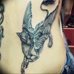 photo tattoo griffin 04.03.2019 №137 - idea for drawing a tattoo with a griffin - tattoovalue.net