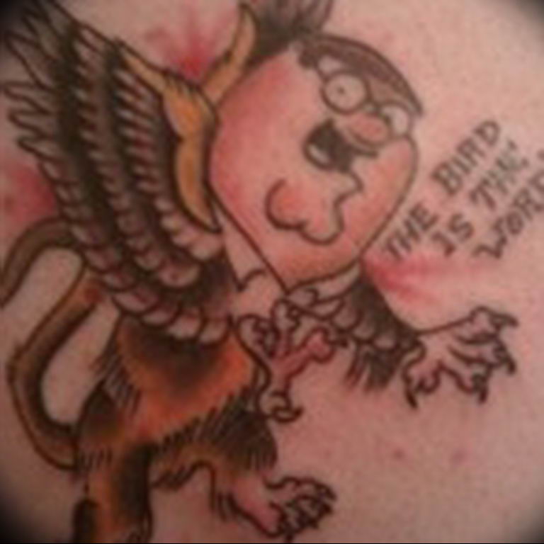 photo tattoo griffin 04.03.2019 №150 - idea for drawing a tattoo with a griffin - tattoovalue.net