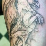 photo tattoo griffin 04.03.2019 №153 - idea for drawing a tattoo with a griffin - tattoovalue.net