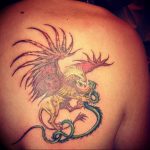 photo tattoo griffin 04.03.2019 №161 - idea for drawing a tattoo with a griffin - tattoovalue.net