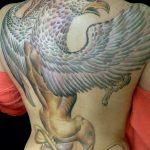 photo tattoo griffin 04.03.2019 №191 - idea for drawing a tattoo with a griffin - tattoovalue.net