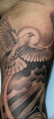 photo tattoo pigeon 03.03.2019 №022 – idea for drawing pigeon tattoo – tattoovalue.net