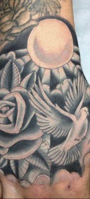 photo tattoo pigeon 03.03.2019 №033 – idea for drawing pigeon tattoo – tattoovalue.net