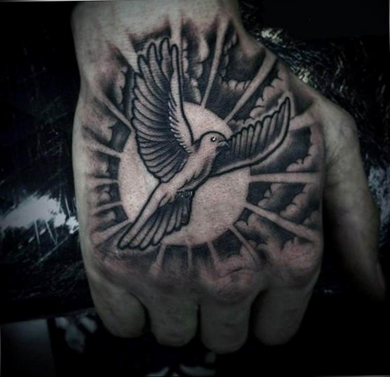 photo tattoo pigeon 03.03.2019 №056 - idea for drawing pigeon tattoo - tattoovalue.net