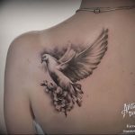 photo tattoo pigeon 03.03.2019 №104 - idea for drawing pigeon tattoo - tattoovalue.net