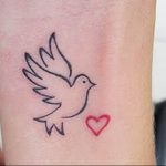 photo tattoo pigeon 03.03.2019 №110 - idea for drawing pigeon tattoo - tattoovalue.net
