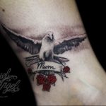 photo tattoo pigeon 03.03.2019 №138 - idea for drawing pigeon tattoo - tattoovalue.net