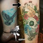 photo tattoo pigeon 03.03.2019 №198 - idea for drawing pigeon tattoo - tattoovalue.net