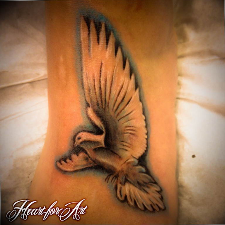 photo tattoo pigeon 03.03.2019 №342 - idea for drawing pigeon tattoo - tattoovalue.net