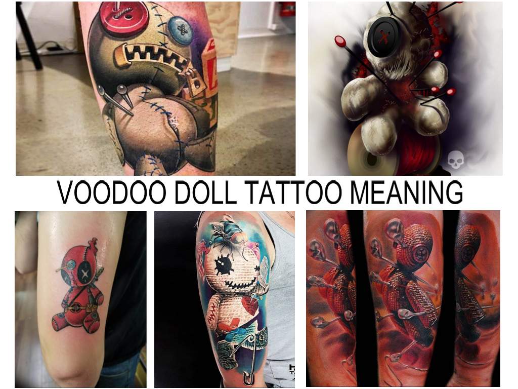 VOODOO DOLL TATTOO MEANING - information about the features of the tattoo and photo examples of finished works