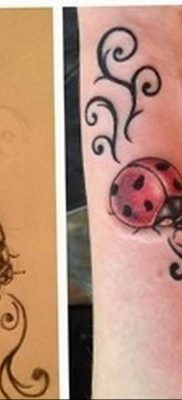 photo ladybug tattoo 17.04.2019 №032 – idea for ladybug tattoo – tattoovalue.net