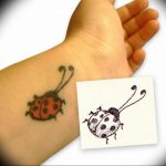 photo ladybug tattoo 17.04.2019 №157 - idea for ladybug tattoo - tattoovalue.net