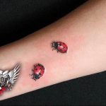 photo ladybug tattoo 17.04.2019 №018 - idea for ladybug tattoo - tattoovalue.net