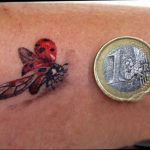 photo ladybug tattoo 17.04.2019 №040 - idea for ladybug tattoo - tattoovalue.net