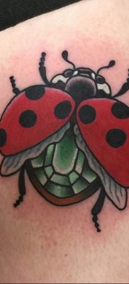 photo ladybug tattoo 17.04.2019 №041 – idea for ladybug tattoo – tattoovalue.net