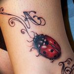 photo ladybug tattoo 17.04.2019 №063 - idea for ladybug tattoo - tattoovalue.net