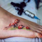 photo ladybug tattoo 17.04.2019 №131 - idea for ladybug tattoo - tattoovalue.net