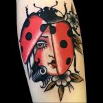 photo ladybug tattoo 17.04.2019 №159 - idea for ladybug tattoo - tattoovalue.net