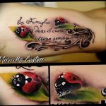 photo ladybug tattoo 17.04.2019 №166 - idea for ladybug tattoo - tattoovalue.net