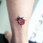 photo ladybug tattoo 17.04.2019 №189 - idea for ladybug tattoo - tattoovalue.net