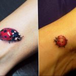 photo ladybug tattoo 17.04.2019 №237 - idea for ladybug tattoo - tattoovalue.net