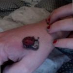 photo ladybug tattoo 17.04.2019 №255 - idea for ladybug tattoo - tattoovalue.net