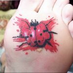 photo ladybug tattoo 17.04.2019 №274 - idea for ladybug tattoo - tattoovalue.net