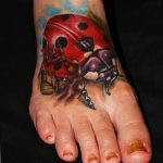 photo ladybug tattoo 17.04.2019 №280 - idea for ladybug tattoo - tattoovalue.net