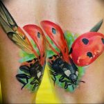 photo ladybug tattoo 17.04.2019 №289 - idea for ladybug tattoo - tattoovalue.net