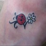 photo ladybug tattoo 17.04.2019 №358 - idea for ladybug tattoo - tattoovalue.net