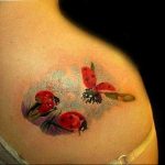 photo ladybug tattoo 17.04.2019 №373 - idea for ladybug tattoo - tattoovalue.net