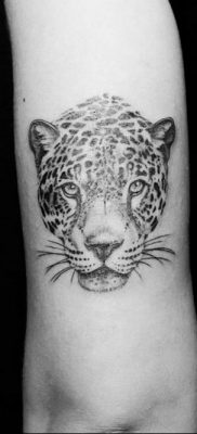 photo leopard tattoo 08.05.2019 №045 – snow leopard tattoo – tattoovalue.net