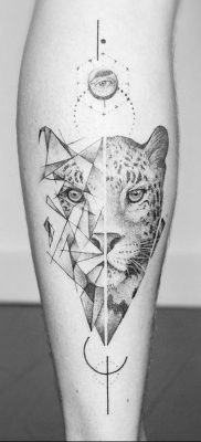 photo leopard tattoo 08.05.2019 №049 – snow leopard tattoo – tattoovalue.net