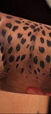 photo leopard tattoo 08.05.2019 №060 – snow leopard tattoo – tattoovalue.net