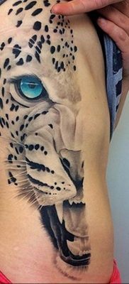photo leopard tattoo 08.05.2019 №085 – snow leopard tattoo – tattoovalue.net