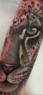 photo leopard tattoo 08.05.2019 №088 – snow leopard tattoo – tattoovalue.net