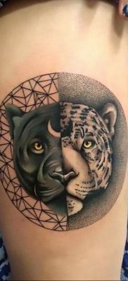 photo leopard tattoo 08.05.2019 №098 – snow leopard tattoo – tattoovalue.net