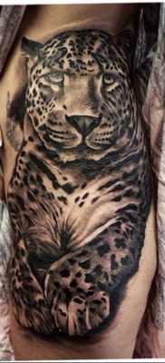 photo leopard tattoo 08.05.2019 №101 – snow leopard tattoo – tattoovalue.net