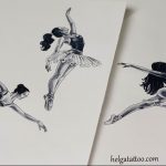 photo tattoo ballerina 07.05.2019 №070 - Ballet Dancer Tattoo - tattoovalue.net