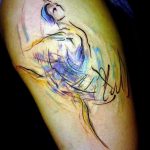 photo tattoo ballerina 07.05.2019 №075 - Ballet Dancer Tattoo - tattoovalue.net