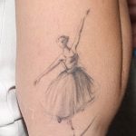 photo tattoo ballerina 07.05.2019 №157 - Ballet Dancer Tattoo - tattoovalue.net